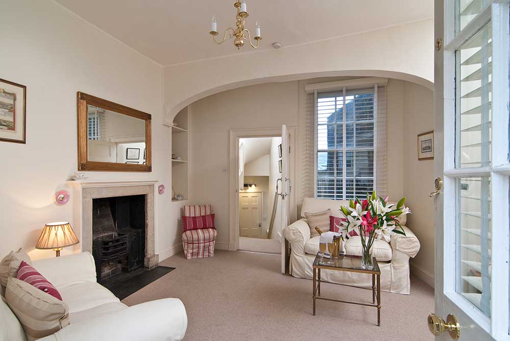 The sitting room in the Paragon Townhouse