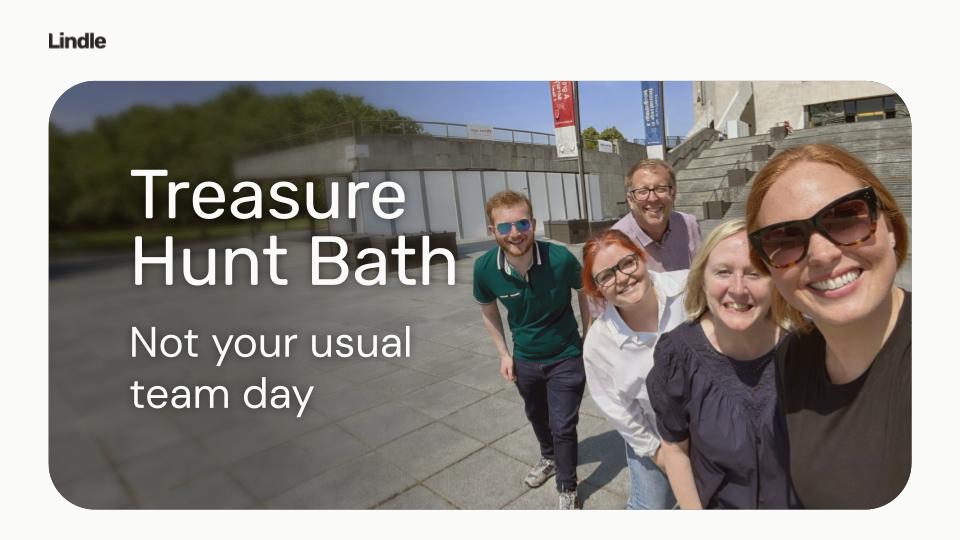 Treasure Hunt Bath - not your usual team day